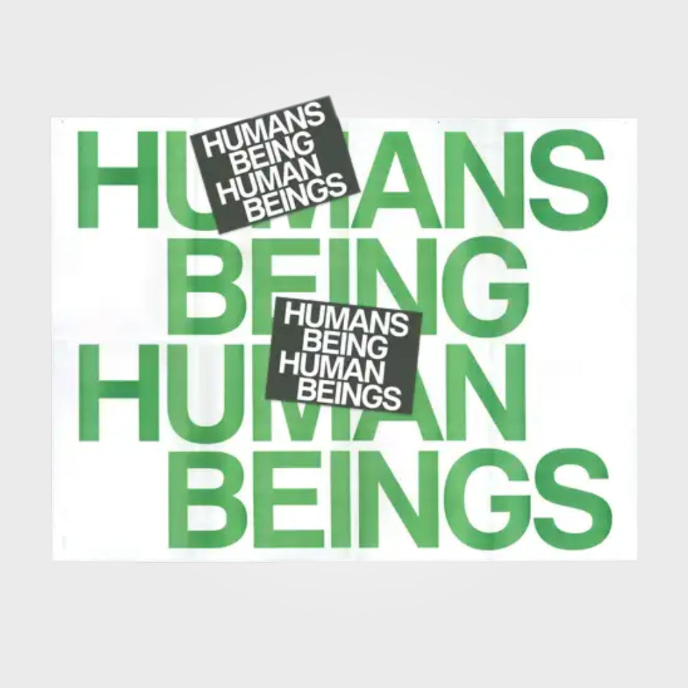 Humans Being Human Beings Poster - Zak Jensen