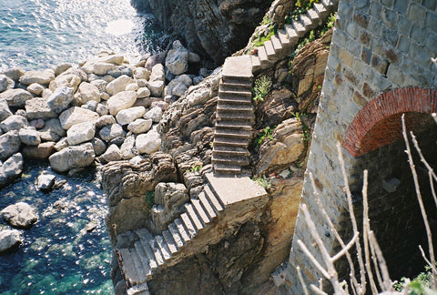 Italy 35mm photo - Rocks 2`