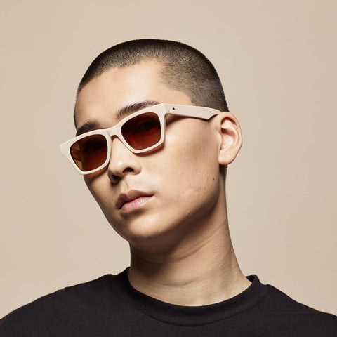 Tens Sunglasses - Casey Polished Ivory