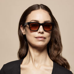 Tens Sunglasses - Casey Polished Black