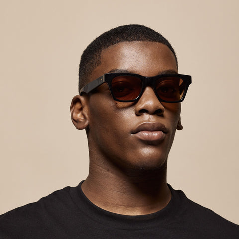 Tens Sunglasses - Casey Polished Black