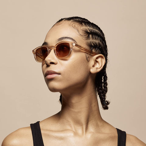 Tens Sunglasses - Dustin Compact Peach Crystal