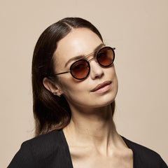 Tens Sunglasses - Hoxton Polished Black/Brushed Gold Original