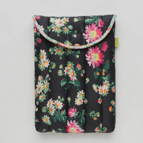 Baggu Puffy Laptop Sleeve 13/14" - Rhian Daisy Floral Mix/Laura Ashley