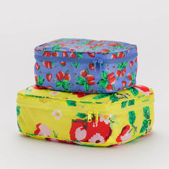 Baggu Packing Cube Set - Needlepoint Fruit