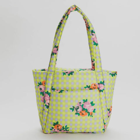Baggu Puffy Mini Tote - Crosby Gingham