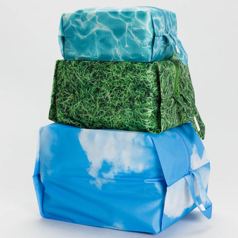 Baggu 3D Zip Set - Lawnscape