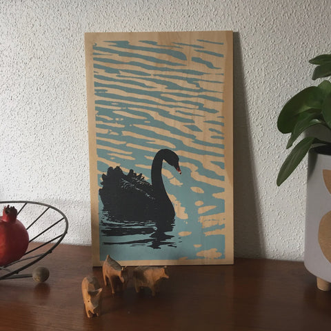 Blue Lawn Designs Plywood - Black Swan