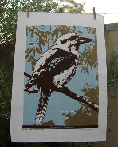 Blue Lawn Designs Tea Towel - Kookaburra