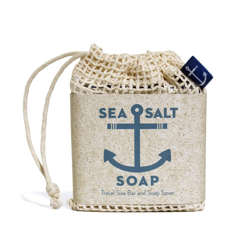 Sea Salt Travel Soap with Soap Saver