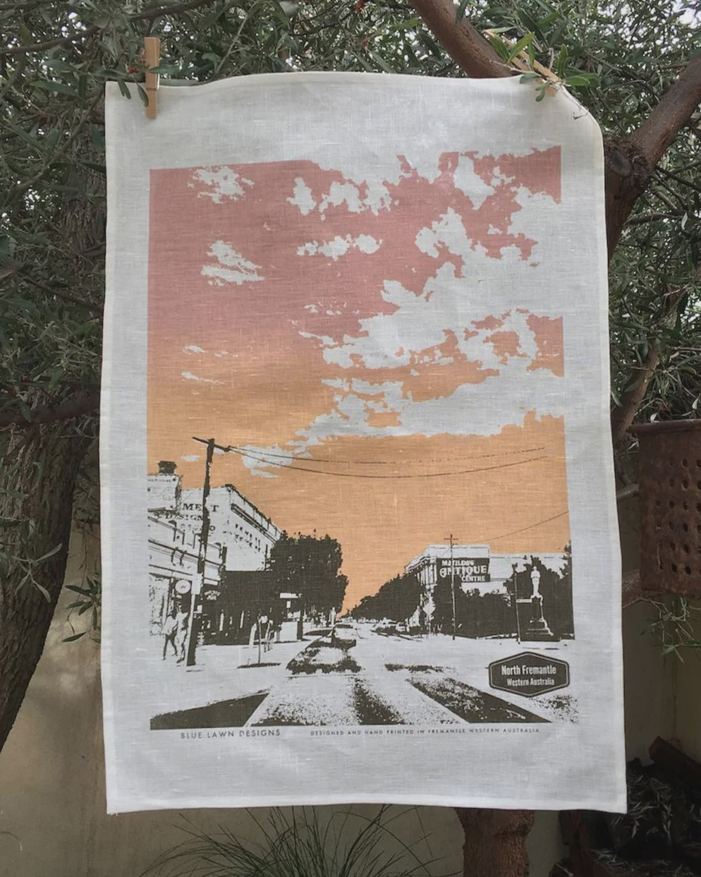 Blue Lawn Designs Tea Towel - North Fremantle